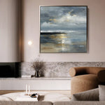 Abstract 1348 Canvas Art 60 x 60 cm / Stretched on hidden frame