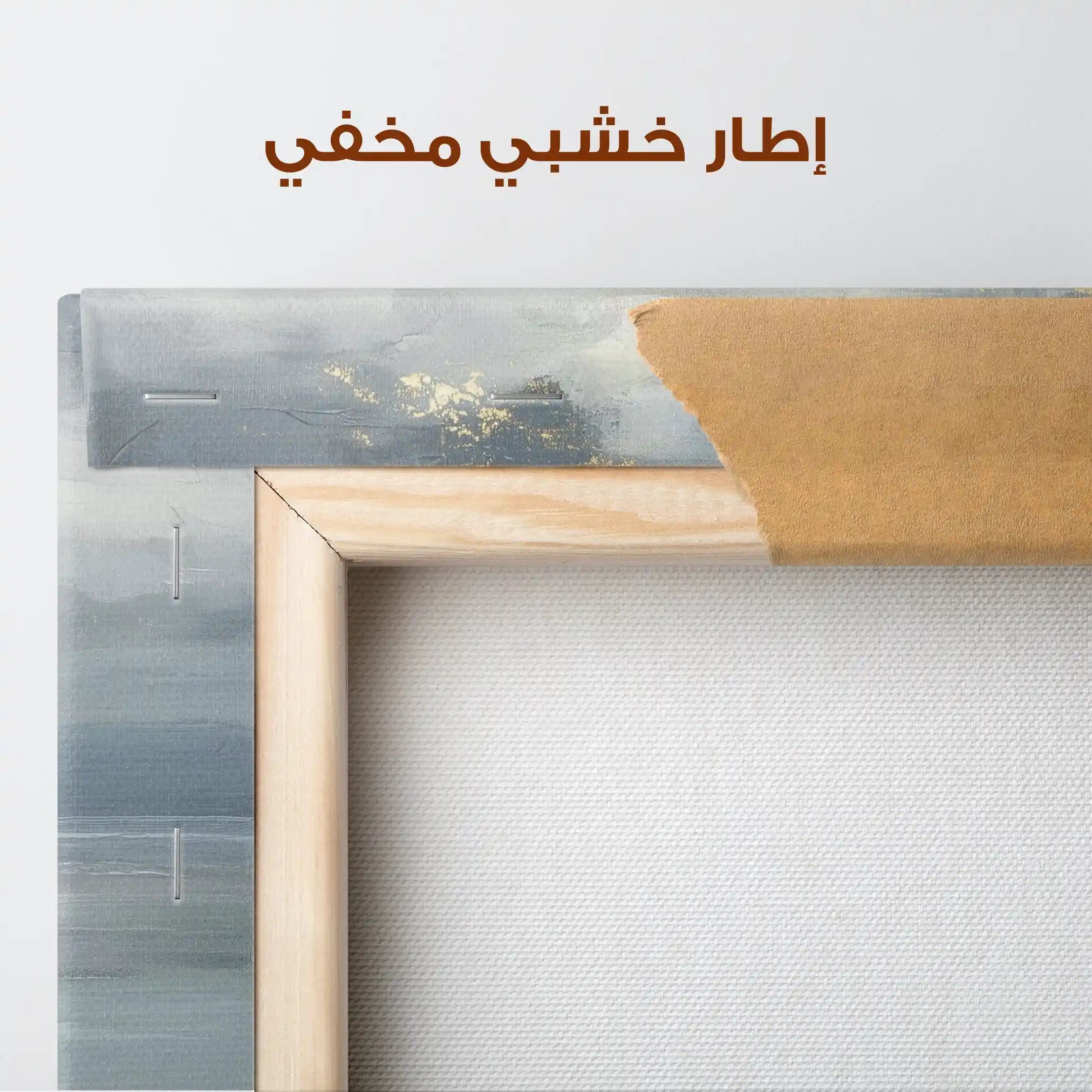 Abstract 1348 Canvas Art 60 x 60 cm / Stretched on hidden frame