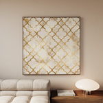 Abstract 1349 Canvas Art 60 x 60 cm / Stretched on hidden frame