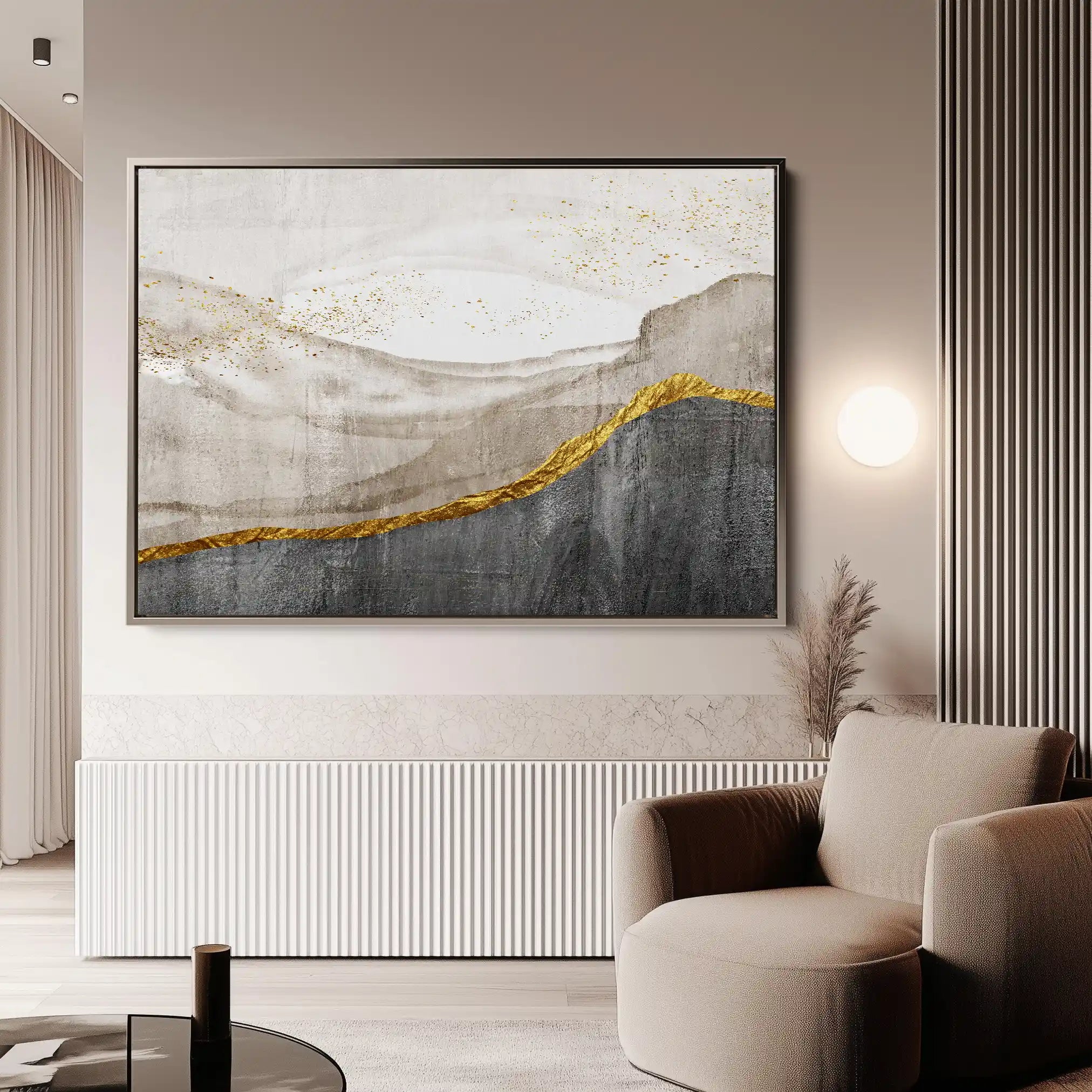 Abstract 135 Canvas Art 60 x 40 cm / Stretched on hidden frame