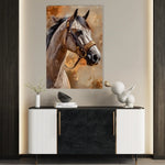 Horses 135 Canvas Art 90 x 60 cm / Stretched on hidden frame