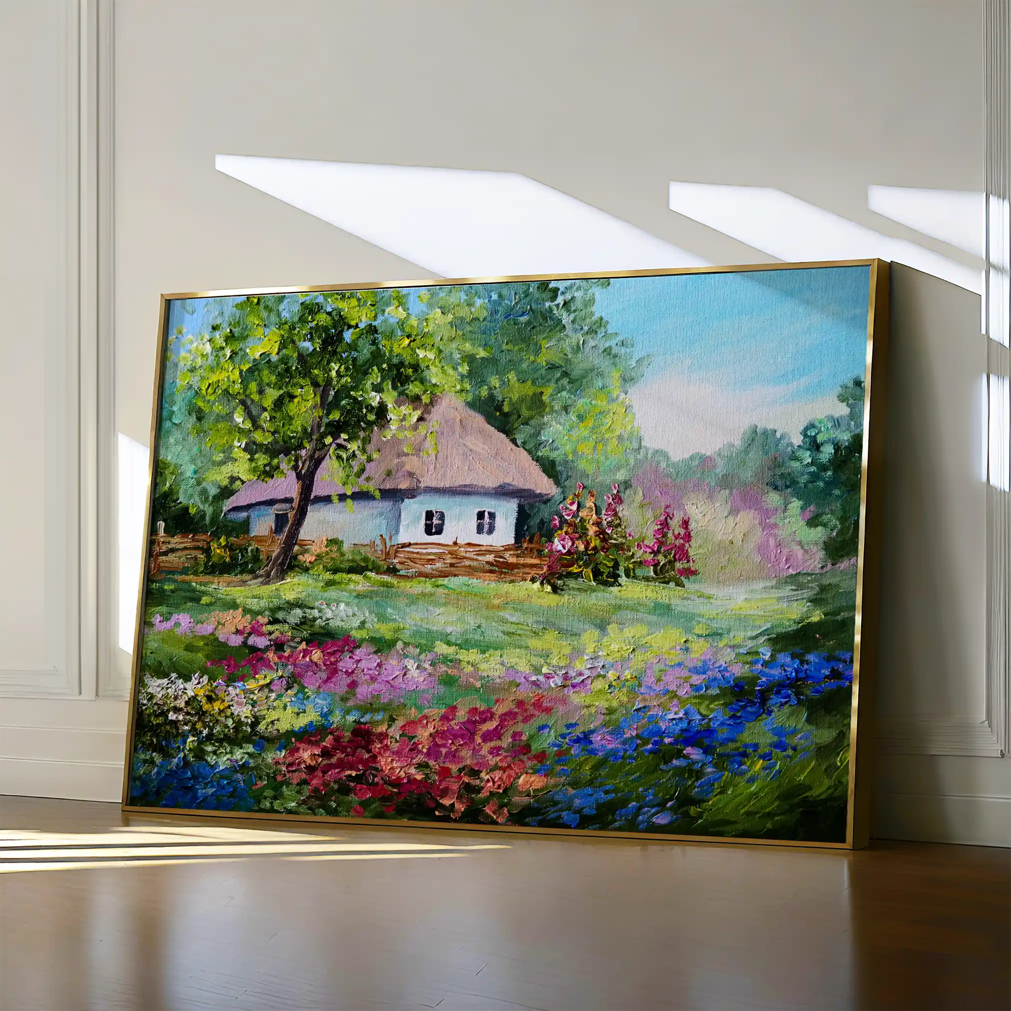 Landscape 135 Canvas Art 90 x 60 cm / Stretched on hidden frame