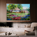 Landscape 135 Canvas Art 90 x 60 cm / Stretched on hidden frame