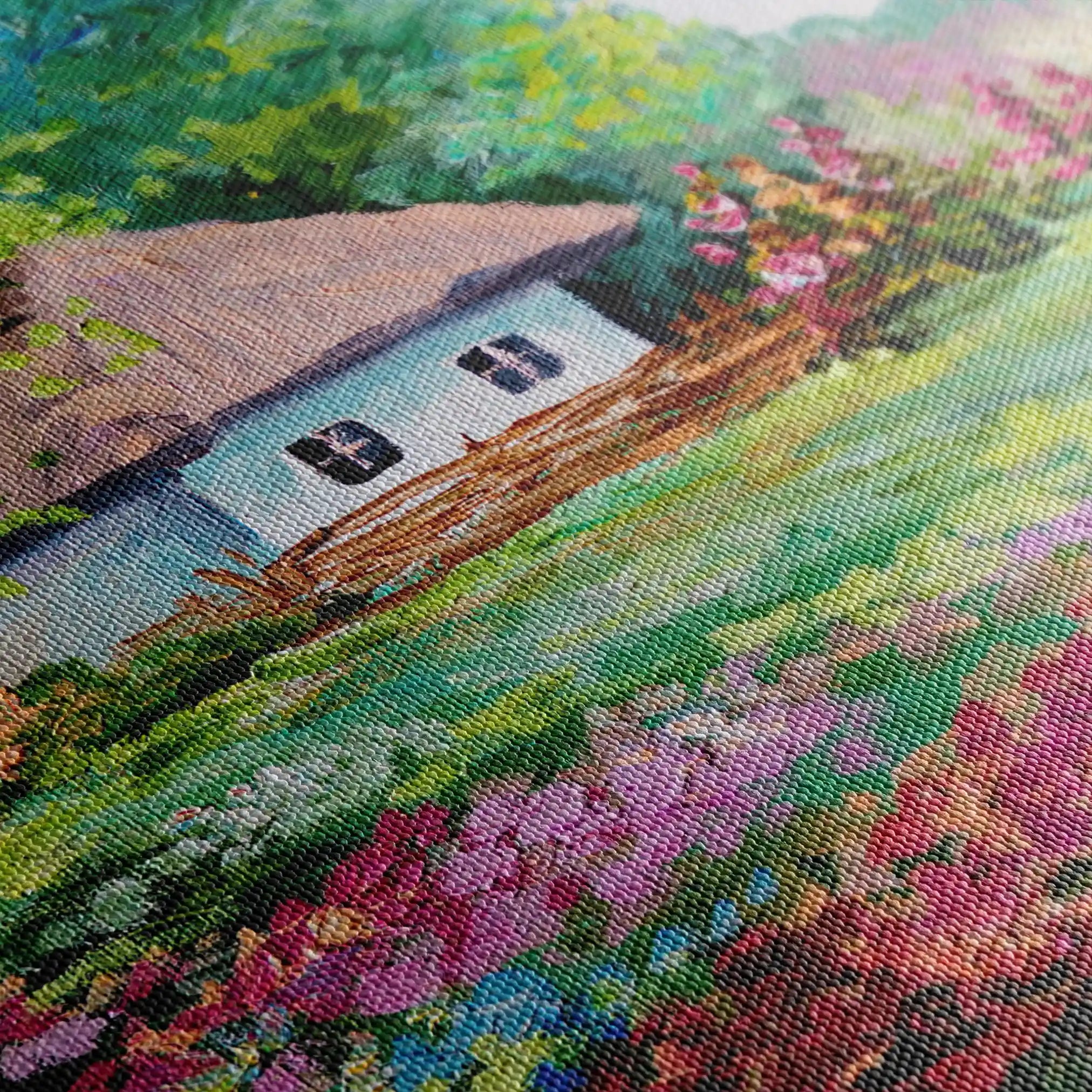 Landscape 135 Canvas Art 90 x 60 cm / Stretched on hidden frame