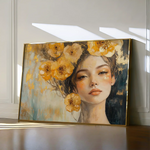 Portrait 135 Canvas Art 90 x 60 cm / Stretched on hidden frame