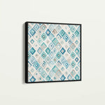 Abstract 1350 Canvas Art 60 x 60 cm / Stretched on hidden frame