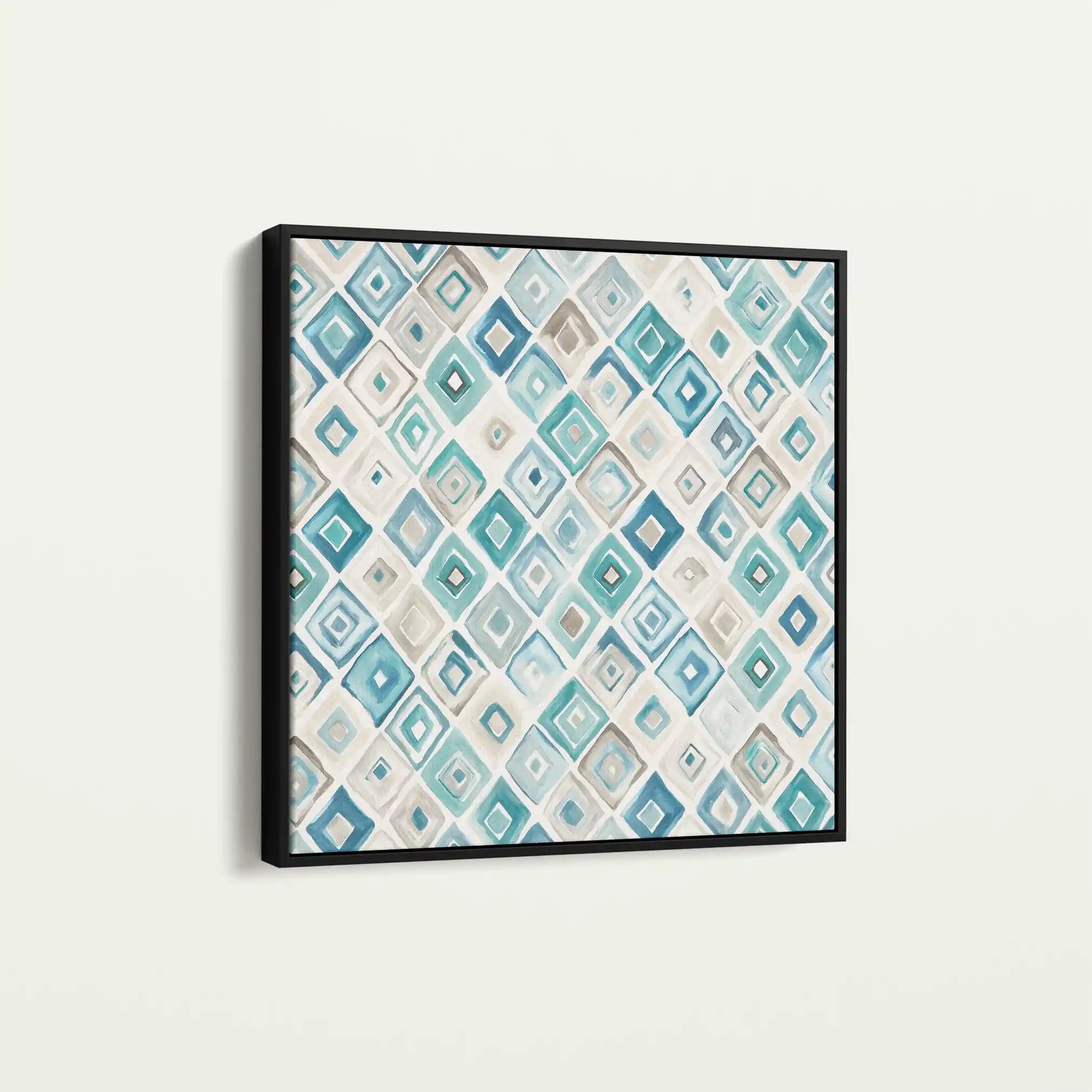 Abstract 1351 Canvas Art 60 x 60 cm / Stretched on hidden frame