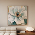 Floral Canvas Wall Art WAD1351-F 80 x 80 cm / Stretched on hidden frame