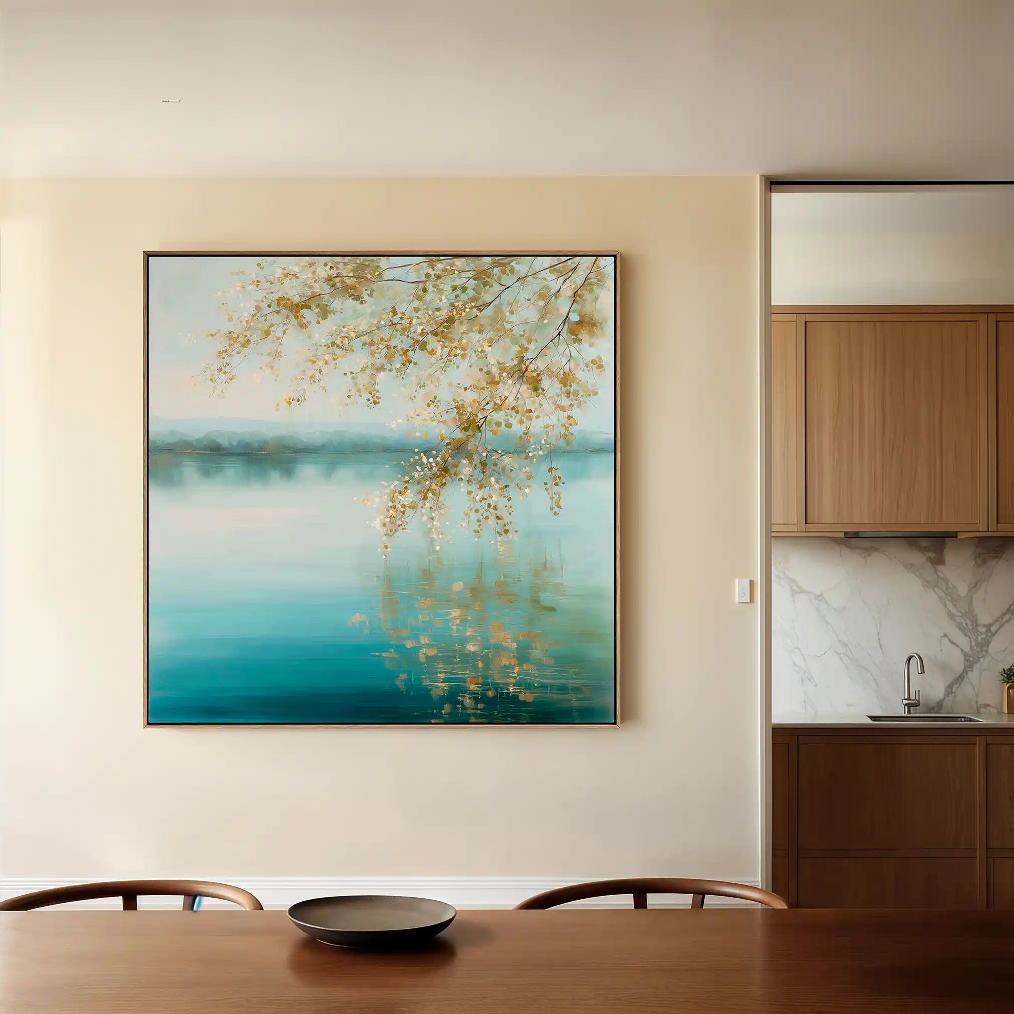 Abstract 1353 Canvas Art 60 x 60 cm / Stretched on hidden frame