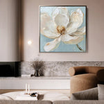 Floral Canvas Wall Art WAD1353-F 80 x 80 cm / Stretched on hidden frame