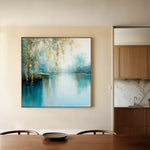 Abstract 1354 Canvas Art 60 x 60 cm / Stretched on hidden frame