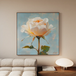 Floral Canvas Wall Art WAD1354-F 80 x 80 cm / Stretched on hidden frame