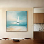 Floral Canvas Wall Art WAD1355-F 80 x 80 cm / Stretched on hidden frame