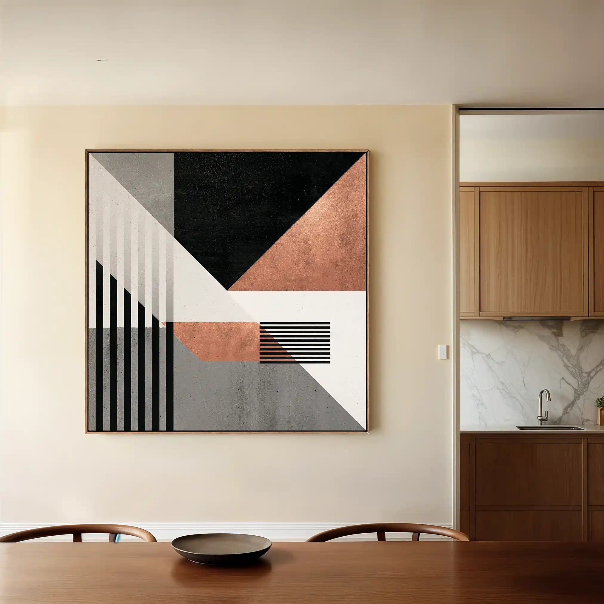 Abstract 1357 Canvas Art 60 x 60 cm / Stretched on hidden frame