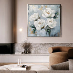 Floral Canvas Wall Art WAD1357-F 80 x 80 cm / Stretched on hidden frame