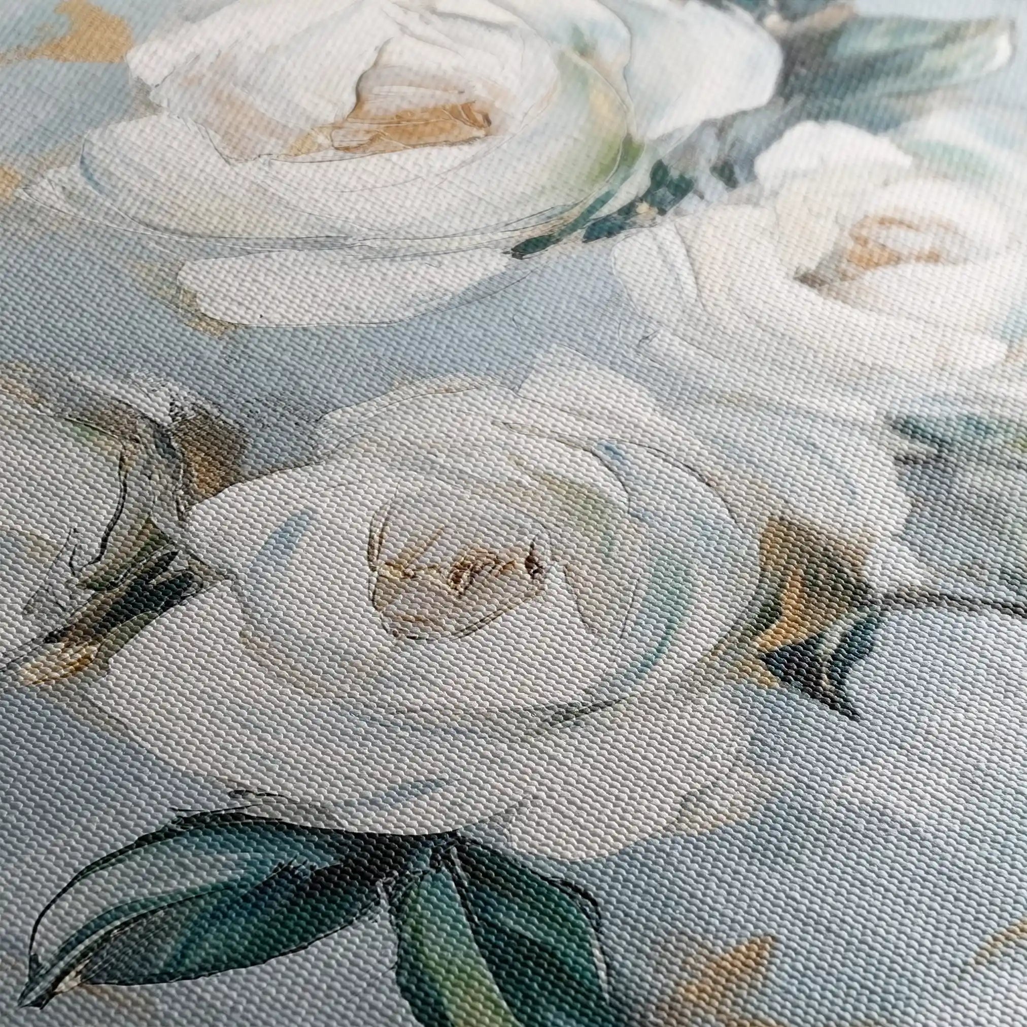 Floral Canvas Wall Art WAD1357-F 80 x 80 cm / Stretched on hidden frame