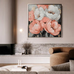 Floral Canvas Wall Art WAD1359-F 80 x 80 cm / Stretched on hidden frame