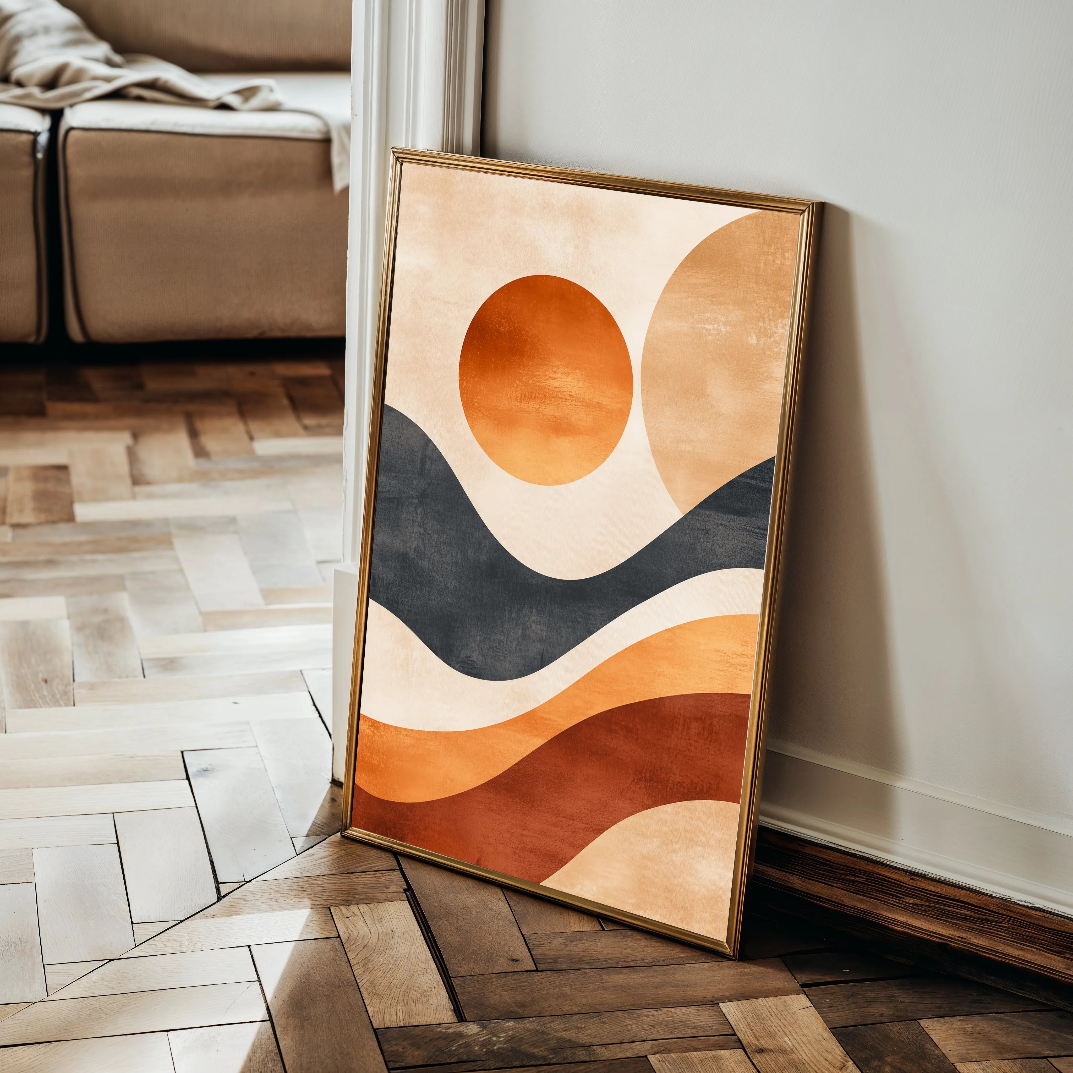 Boho Canvas Wall Art WAD136-BH 90 x 60 cm / Stretched on hidden frame