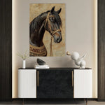 Horses 136 Canvas Art 90 x 60 cm / Stretched on hidden frame