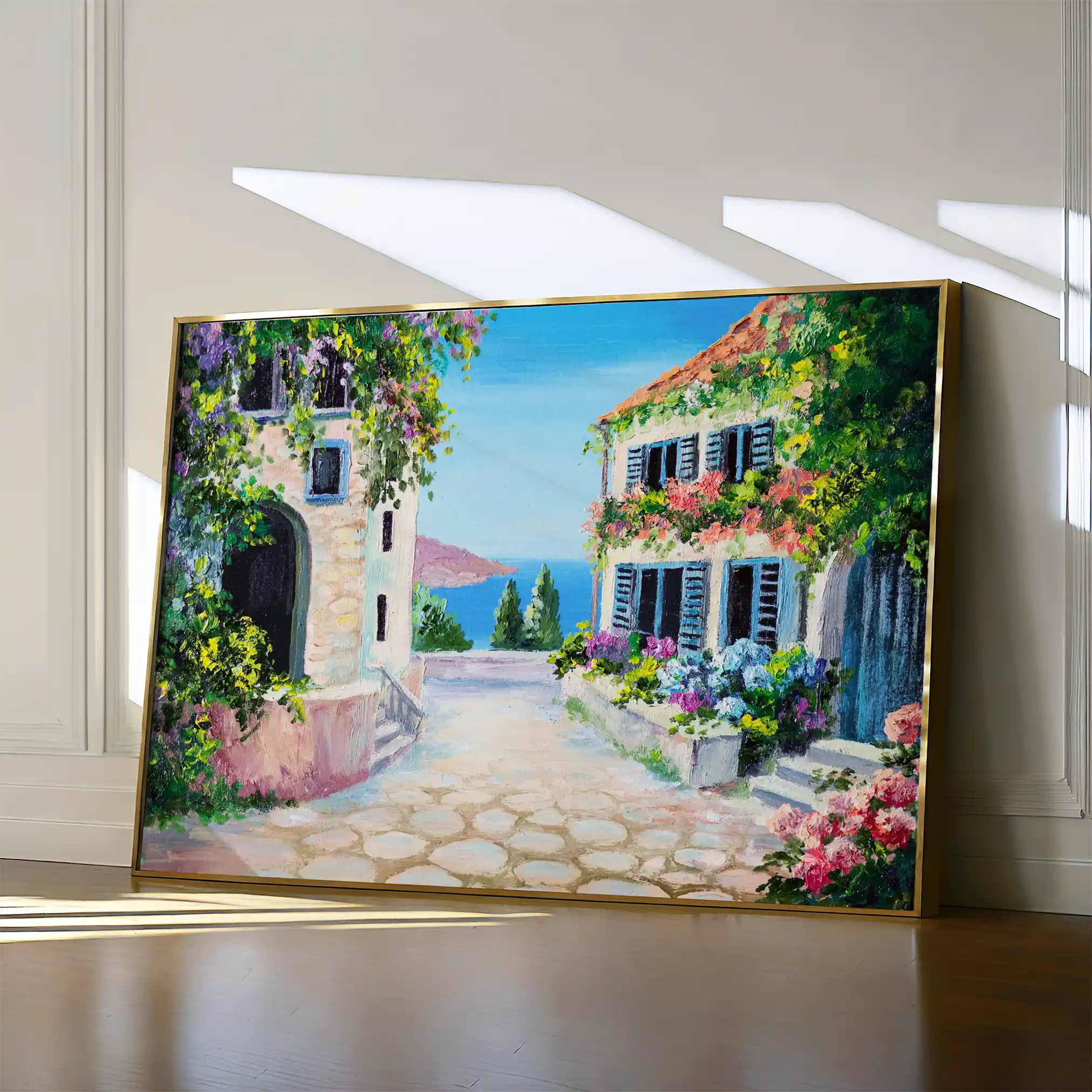 Landscape 136 Canvas Art 90 x 60 cm / Stretched on hidden frame