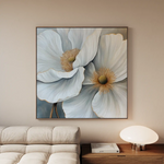 Floral Canvas Wall Art WAD1360-F 80 x 80 cm / Stretched on hidden frame