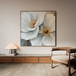 Floral Canvas Wall Art WAD1360-F 80 x 80 cm / Stretched on hidden frame