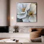 Floral Canvas Wall Art WAD1360-F 80 x 80 cm / Stretched on hidden frame