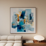 Abstract 1361 Canvas Art 60 x 60 cm / Stretched on hidden frame