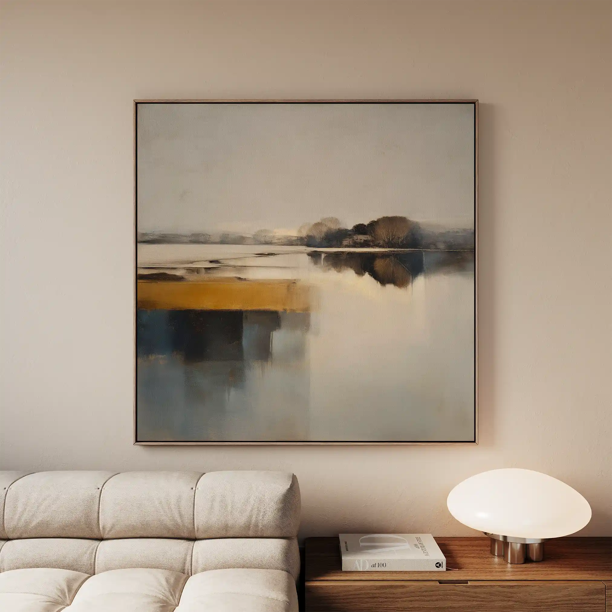 Abstract 1362 Canvas Art 60 x 60 cm / Stretched on hidden frame