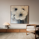 Floral Canvas Wall Art WAD1362-F 80 x 80 cm / Stretched on hidden frame