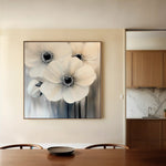 Floral Canvas Wall Art WAD1362-F 80 x 80 cm / Stretched on hidden frame