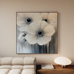 Floral Canvas Wall Art WAD1362-F 80 x 80 cm / Stretched on hidden frame