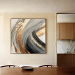 Abstract 1363 Canvas Art 60 x 60 cm / Stretched on hidden frame