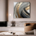 Abstract 1363 Canvas Art 60 x 60 cm / Stretched on hidden frame