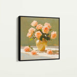 Floral Canvas Wall Art WAD1363-F 80 x 80 cm / Stretched on hidden frame