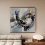 Abstract 1364 Canvas Art 60 x 60 cm / Stretched on hidden frame
