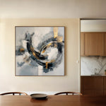 Abstract 1364 Canvas Art 60 x 60 cm / Stretched on hidden frame