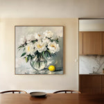 Floral Canvas Wall Art WAD1364-F 80 x 80 cm / Stretched on hidden frame