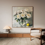 Floral Canvas Wall Art WAD1364-F 80 x 80 cm / Stretched on hidden frame