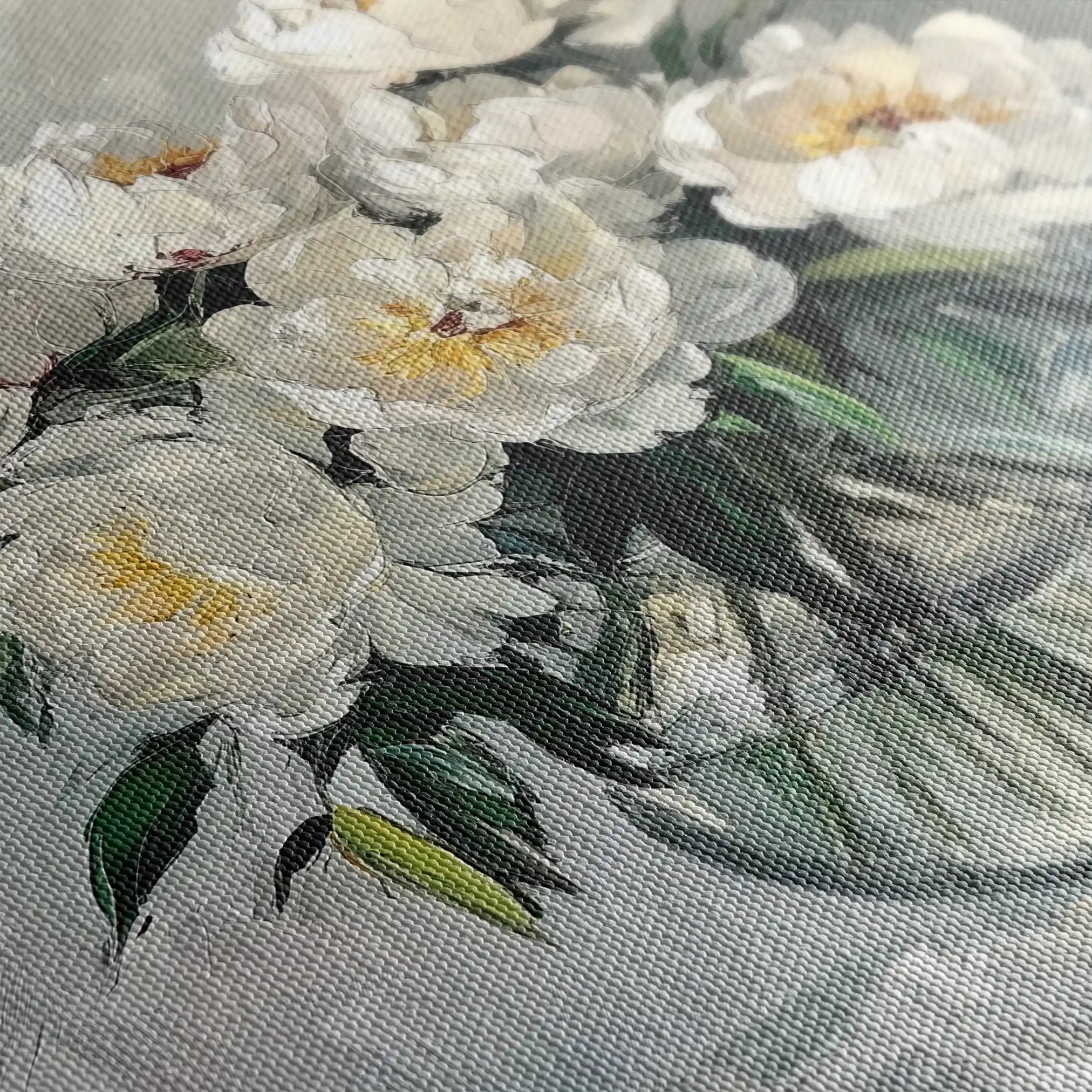 Floral Canvas Wall Art WAD1364-F 80 x 80 cm / Stretched on hidden frame