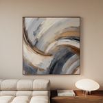 Abstract 1365 Canvas Art 60 x 60 cm / Stretched on hidden frame