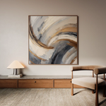 Abstract 1365 Canvas Art 60 x 60 cm / Stretched on hidden frame