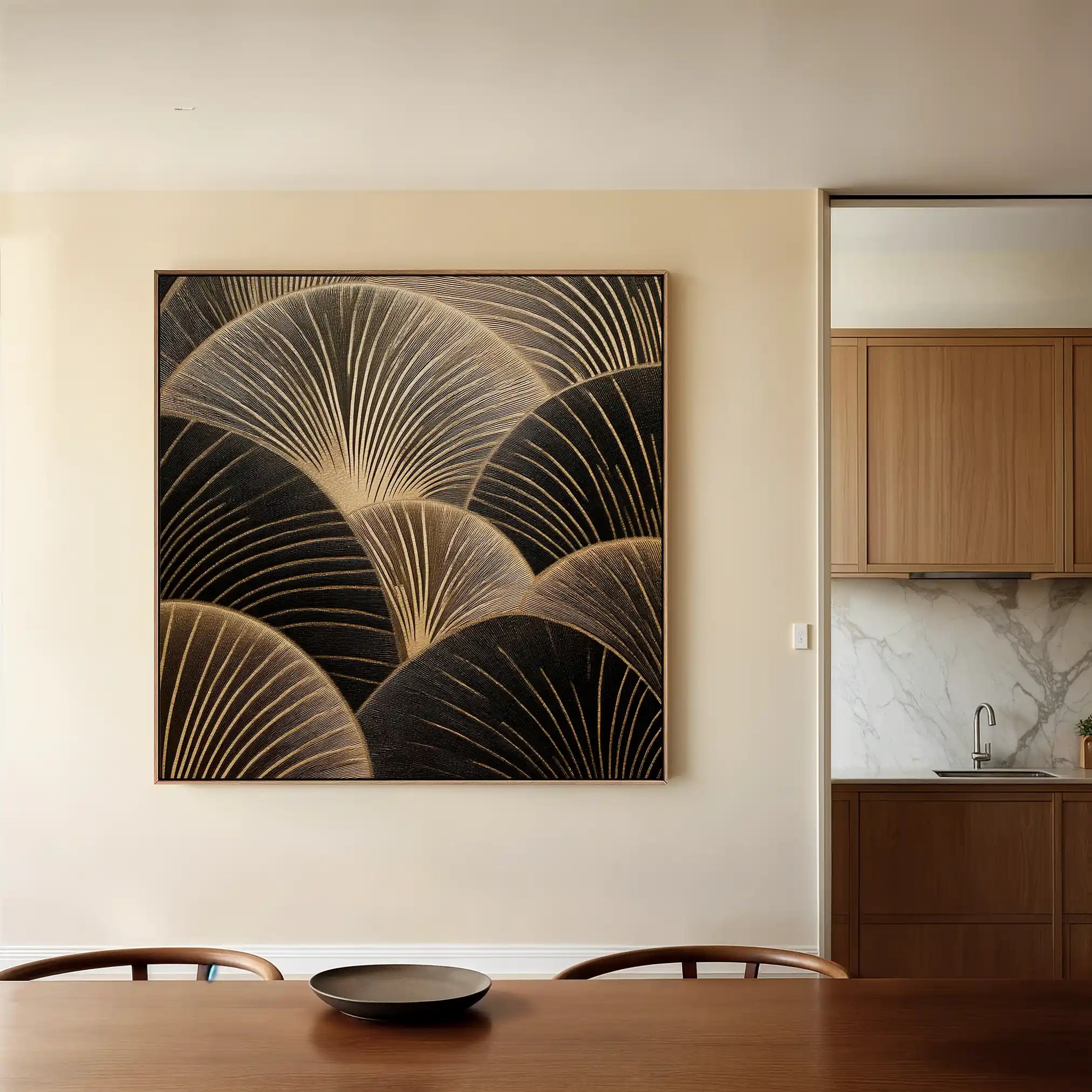 Abstract 1367 Canvas Art 60 x 60 cm / Stretched on hidden frame