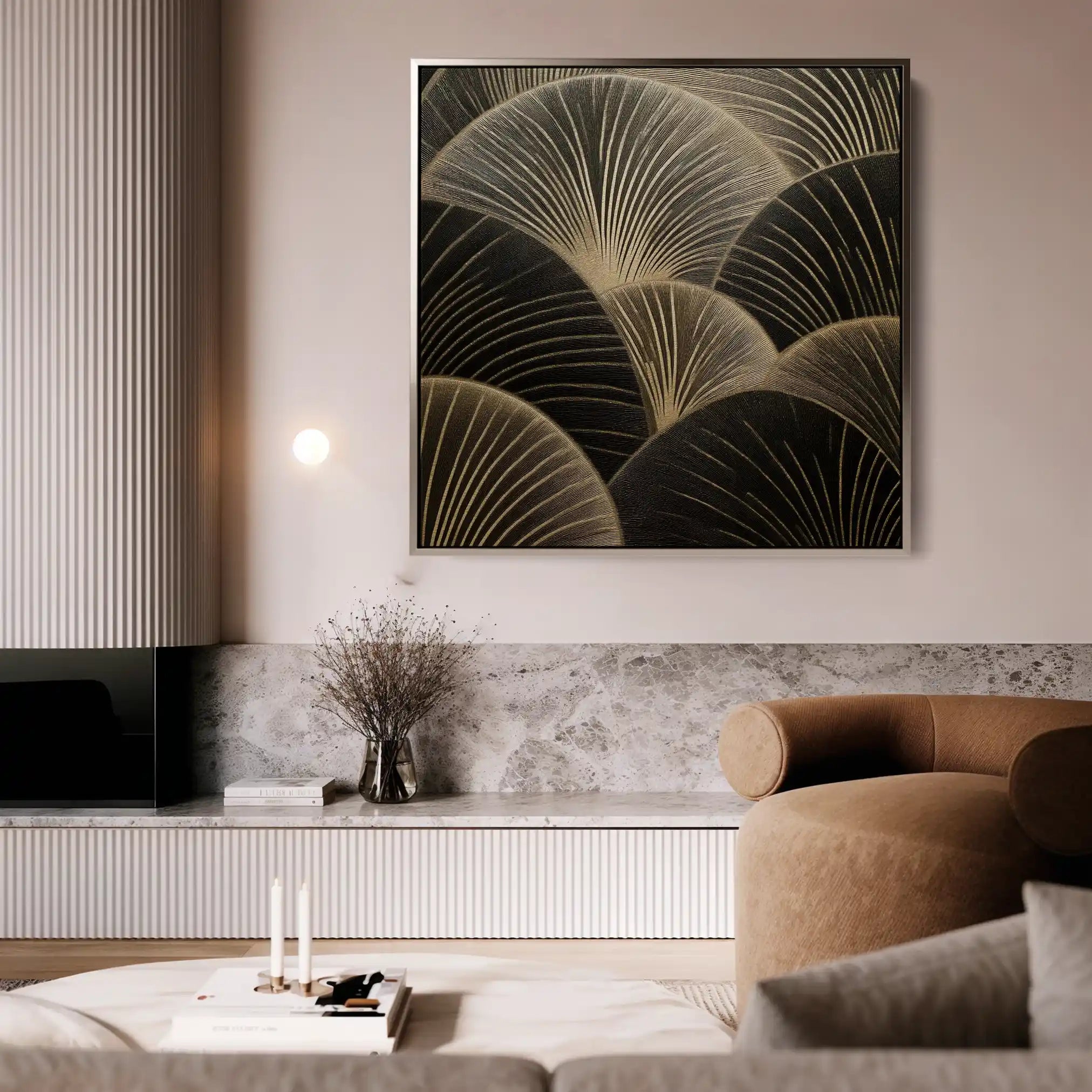 Abstract 1367 Canvas Art 60 x 60 cm / Stretched on hidden frame