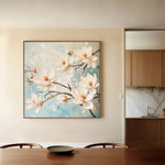Floral Canvas Wall Art WAD1367-F 80 x 80 cm / Stretched on hidden frame