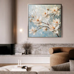 Floral Canvas Wall Art WAD1367-F 80 x 80 cm / Stretched on hidden frame