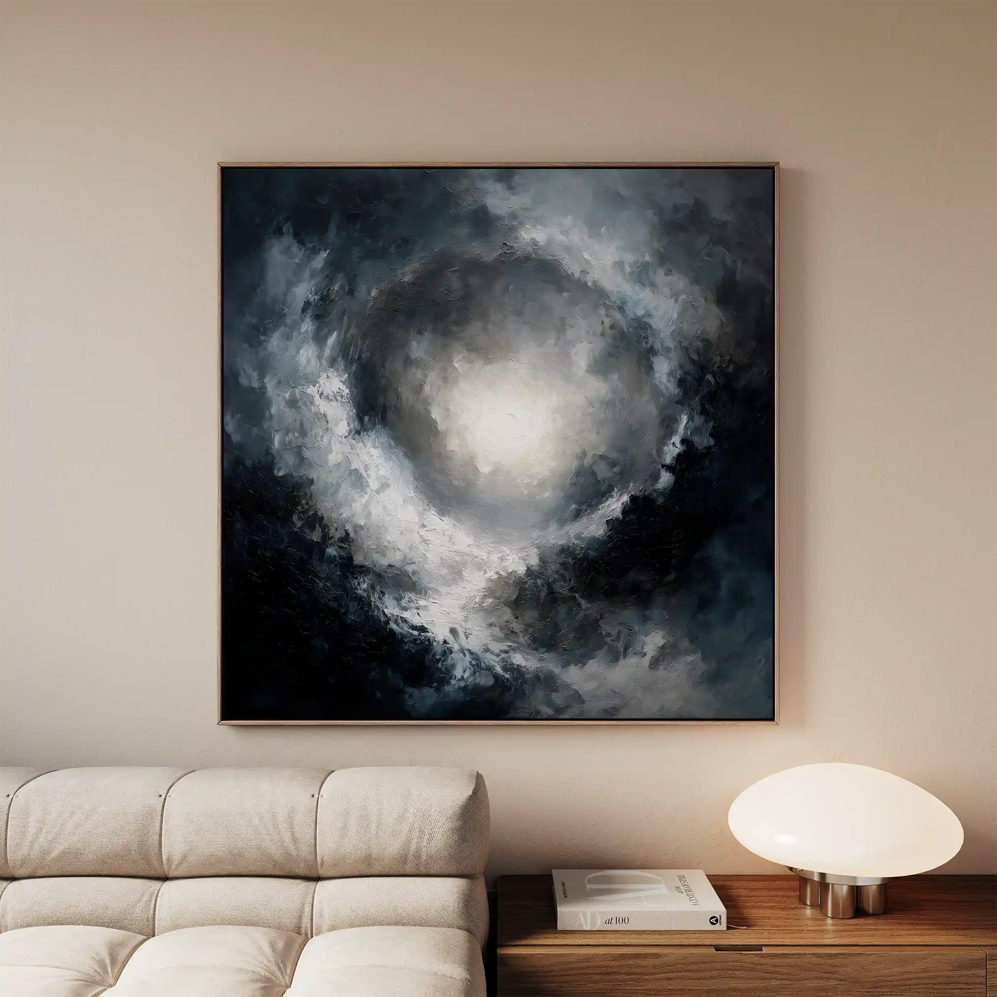 Abstract 1368 Canvas Art 60 x 60 cm / Stretched on hidden frame