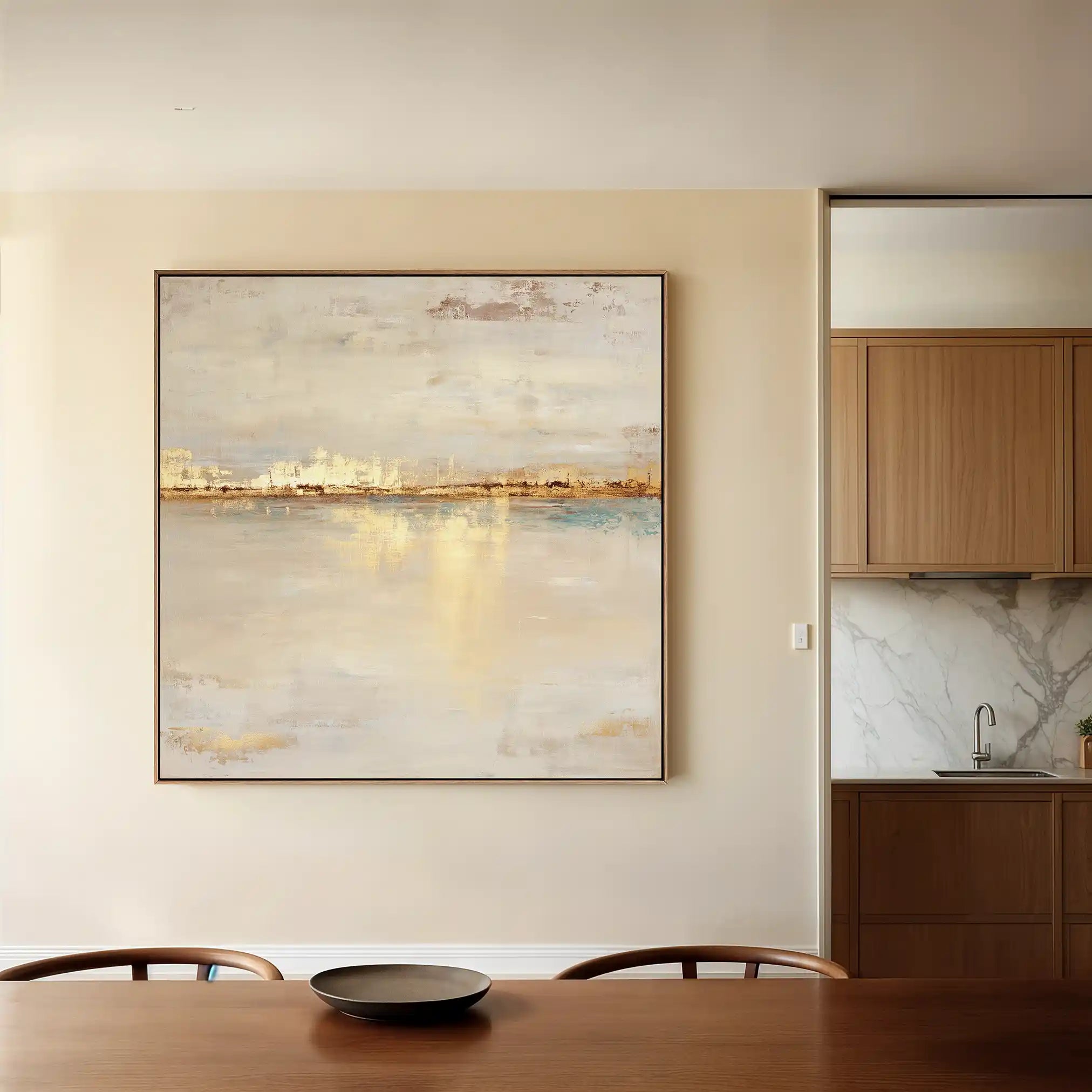 Abstract 1369 Canvas Art 60 x 60 cm / Stretched on hidden frame