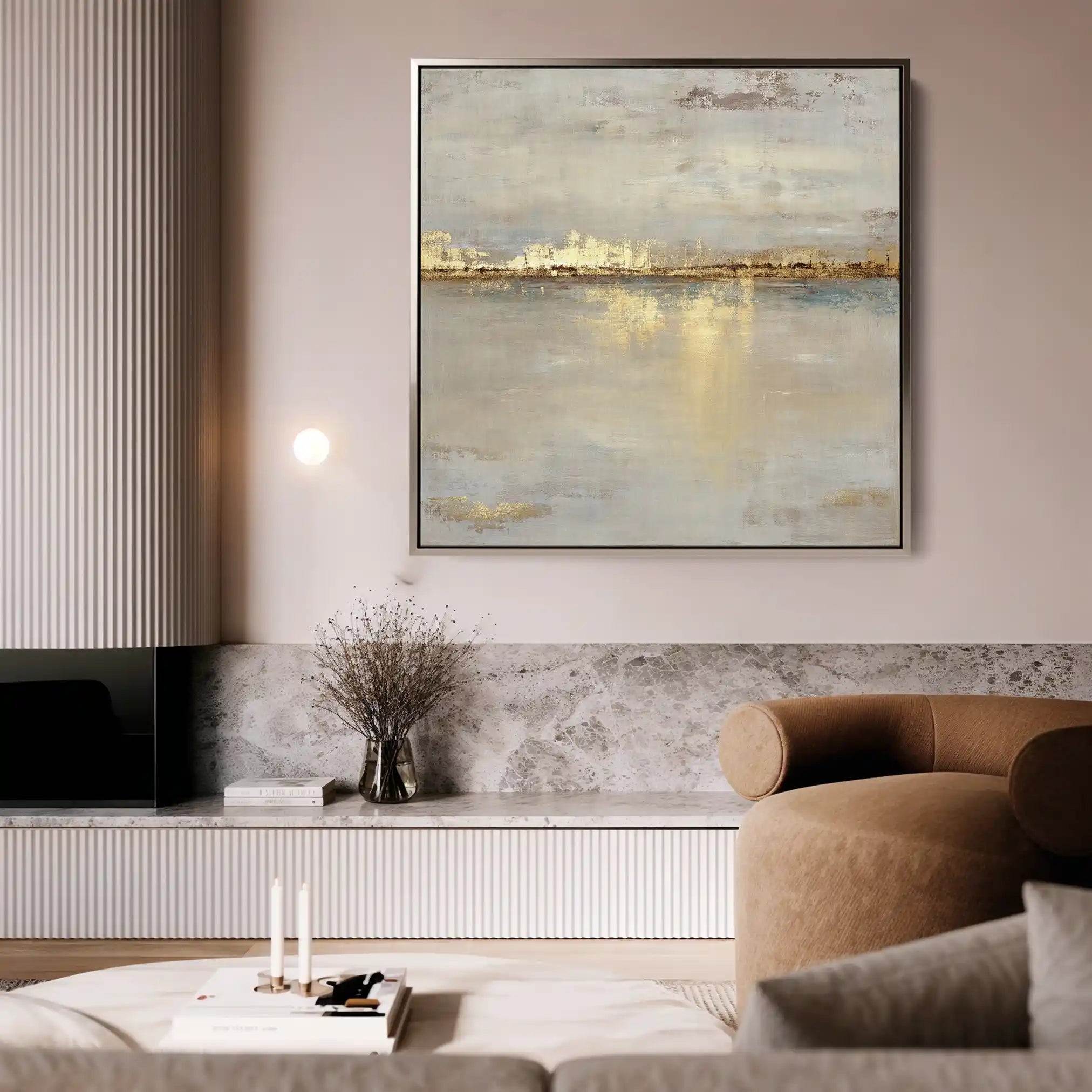 Abstract 1369 Canvas Art 60 x 60 cm / Stretched on hidden frame