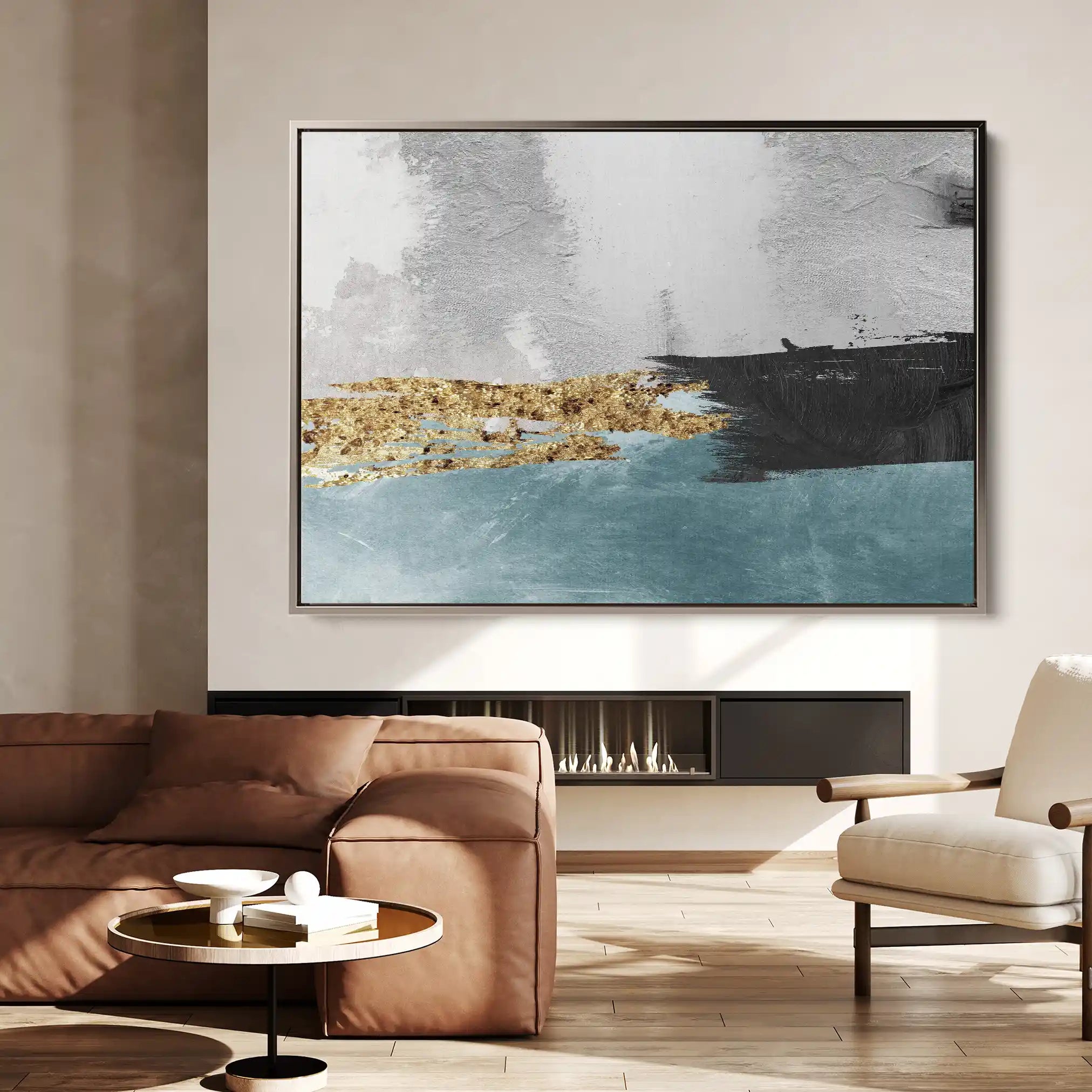 Abstract 137 Canvas Art 60 x 40 cm / Stretched on hidden frame